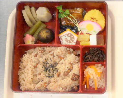 東館食堂の飾り